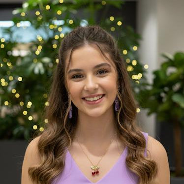 Gold Crystal Tulip Pendant Necklace