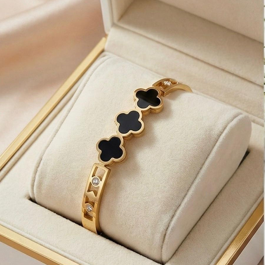Black Clover Gold Bangle